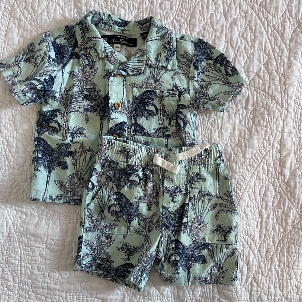Ben Sherman Boys Tropical Set, 12m